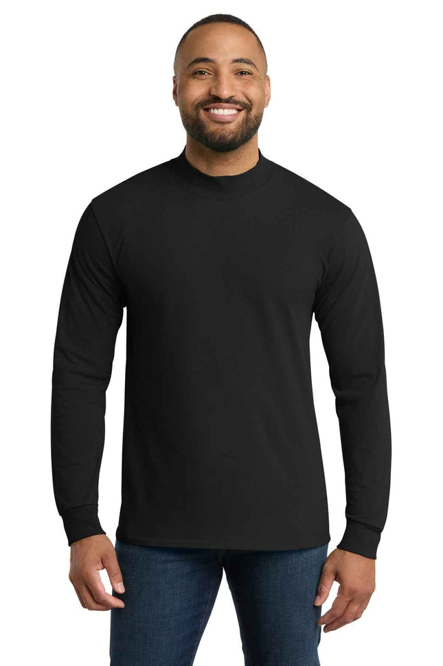 Port & Co Essential Mock Turtleneck PC61M