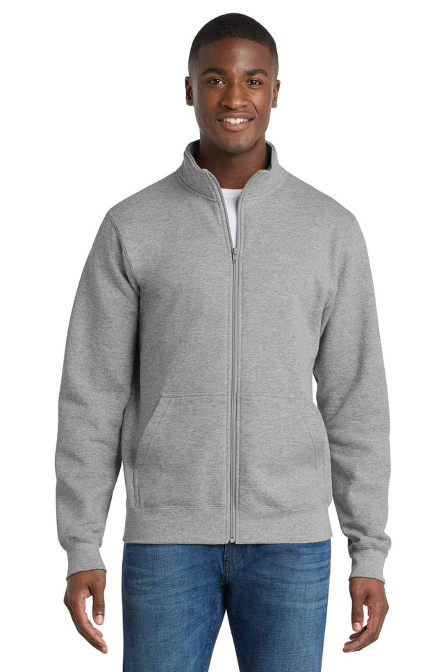Port & Co Core Fleece Cadet FullZip Sweatshirt PC78FZ
