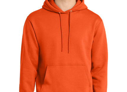 Port & Co Core Fleece Pullover Hooded Sweatshirt PC78H Orange