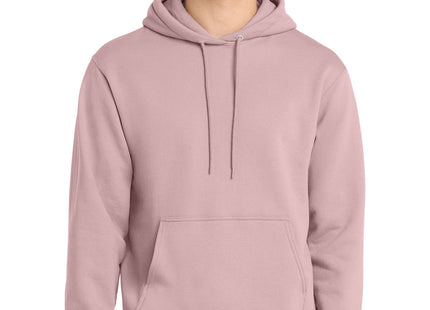 Port & Co Core Fleece Pullover Hooded Sweatshirt PC78H Pale Blush