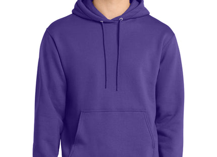 Port & Co Core Fleece Pullover Hooded Sweatshirt PC78H Purple