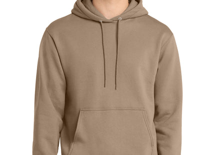 Port & Co Core Fleece Pullover Hooded Sweatshirt PC78H Sand