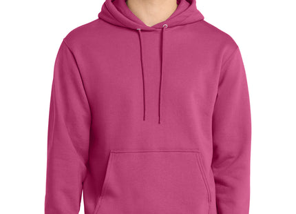 Port & Co Core Fleece Pullover Hooded Sweatshirt PC78H Sangria