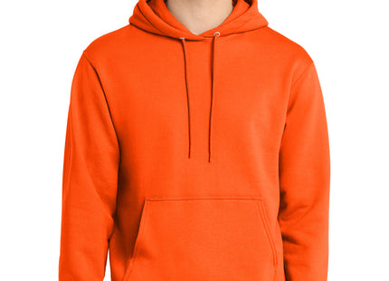 Port & Co Core Fleece Pullover Hooded Sweatshirt PC78H S. Orange