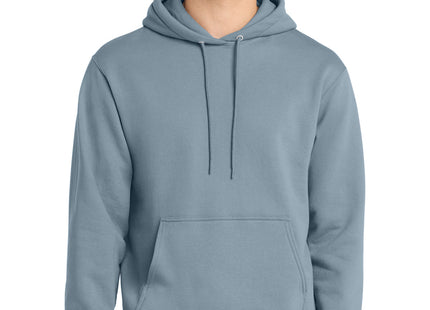 Port & Co Core Fleece Pullover Hooded Sweatshirt PC78H Stonewashed Blue