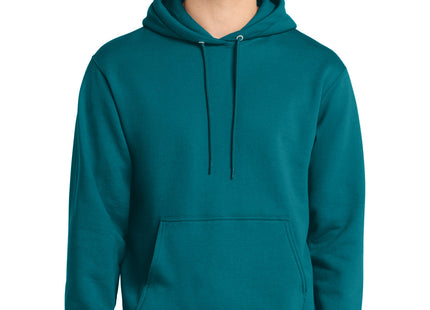 Port & Co Core Fleece Pullover Hooded Sweatshirt PC78H Teal