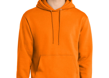 Port & Co Core Fleece Pullover Hooded Sweatshirt PC78H Tennessee Orange