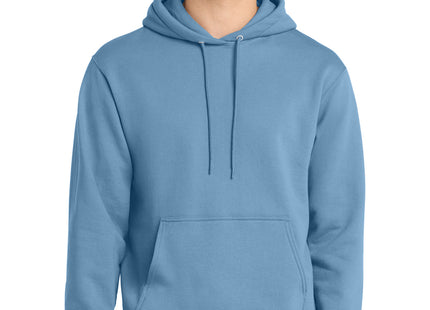 Port & Co Core Fleece Pullover Hooded Sweatshirt PC78H Tundra Blue