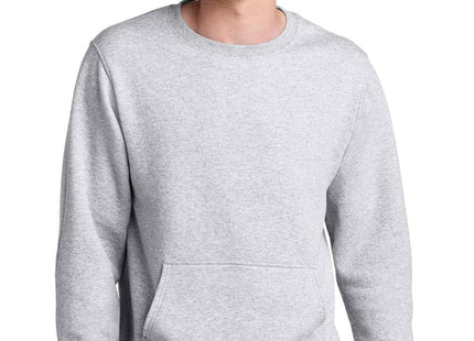 Port & Co Core Fleece Crewneck Pocket Sweatshirt PC78PKT