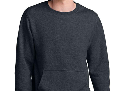 Port & Co Core Fleece Crewneck Pocket Sweatshirt PC78PKT