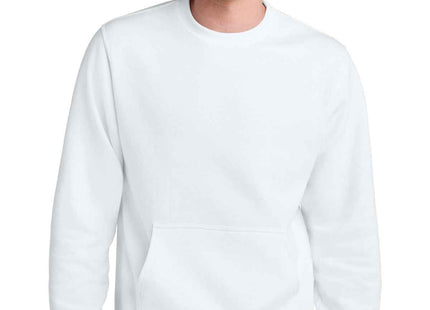 Port & Co Core Fleece Crewneck Pocket Sweatshirt PC78PKT