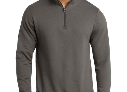 Port & Co Core Fleece 1/4Zip Pullover Sweatshirt PC78Q