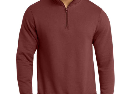 Port & Co Core Fleece 1/4Zip Pullover Sweatshirt PC78Q