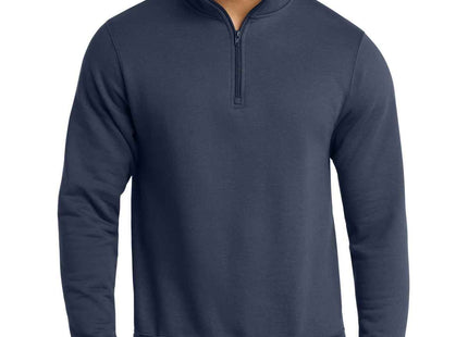 Port & Co Core Fleece 1/4Zip Pullover Sweatshirt PC78Q