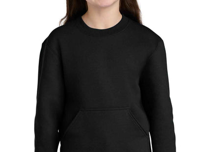Port & Co Youth Core Fleece Crewneck Pocket Sweatshirt PC78YPKT
