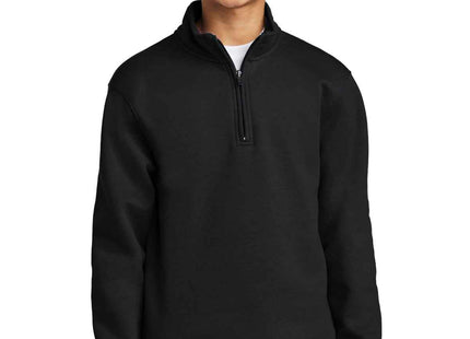 Port & Co Youth Core Fleece 1/4Zip Pullover Sweatshirt PC78YQ