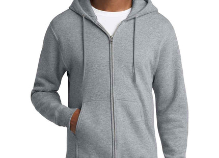Port & Co Core Fleece FullZip Hooded Sweatshirt PC78ZH