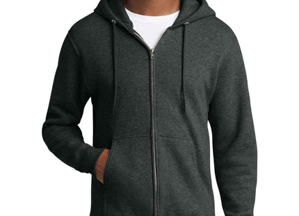 Port & Co Core Fleece FullZip Hooded Sweatshirt PC78ZH
