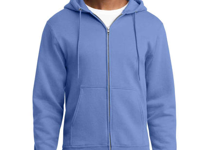 Port & Co Core Fleece FullZip Hooded Sweatshirt PC78ZH