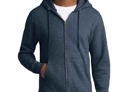 Port & Co Core Fleece FullZip Hooded Sweatshirt PC78ZH