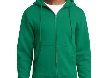 Port & Co Core Fleece FullZip Hooded Sweatshirt PC78ZH