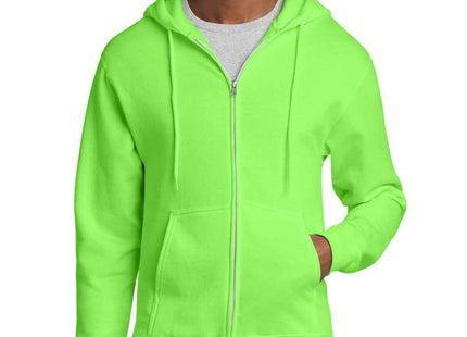 Port & Co Core Fleece FullZip Hooded Sweatshirt PC78ZH