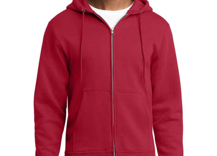 Port & Co Core Fleece FullZip Hooded Sweatshirt PC78ZH