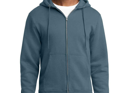 Port & Co Core Fleece FullZip Hooded Sweatshirt PC78ZH