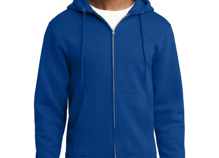 Port & Co Core Fleece FullZip Hooded Sweatshirt PC78ZH