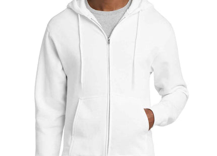 Port & Co Core Fleece FullZip Hooded Sweatshirt PC78ZH