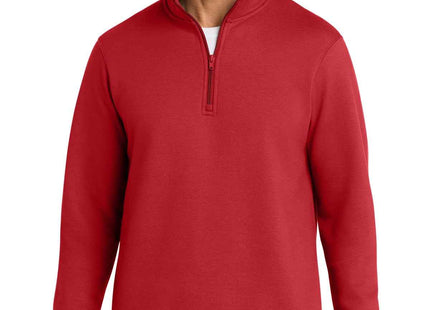 Port & Co Fan Favorite Fleece 1/4Zip Pullover Sweatshirt PC850Q