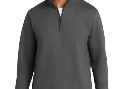Port & Co Fan Favorite Fleece 1/4Zip Pullover Sweatshirt PC850Q