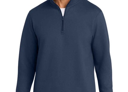 Port & Co Fan Favorite Fleece 1/4Zip Pullover Sweatshirt PC850Q