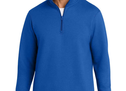 Port & Co Fan Favorite Fleece 1/4Zip Pullover Sweatshirt PC850Q