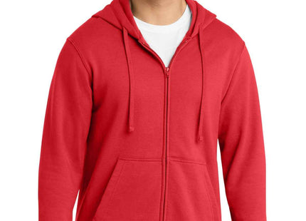 Port & Co Fan Favorite Fleece FullZip Hooded Sweatshirt PC850ZH