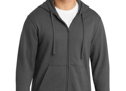 Port & Co Fan Favorite Fleece FullZip Hooded Sweatshirt PC850ZH