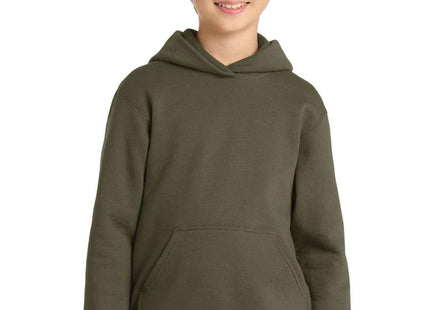 Port & Co Youth Core Fleece Pullover Hooded Sweatshirt PC90YH