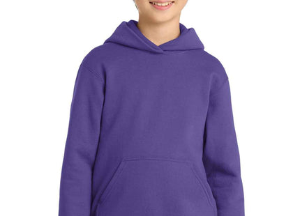 Port & Co Youth Core Fleece Pullover Hooded Sweatshirt PC90YH