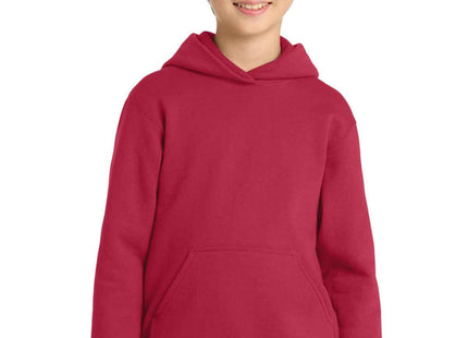 Port & Co Youth Core Fleece Pullover Hooded Sweatshirt PC90YH