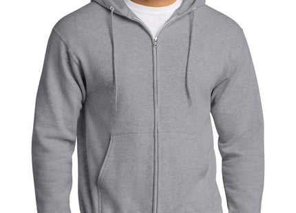 Port & Co Essential Fleece FullZip Hooded Sweatshirt PC90ZH