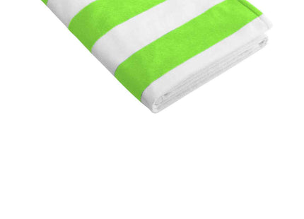 Port Authority Cabana Stripe Beach Towel PT43 Bright Lime OSFA