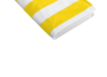 Port Authority Cabana Stripe Beach Towel PT43 Sunflower Yellow OSFA