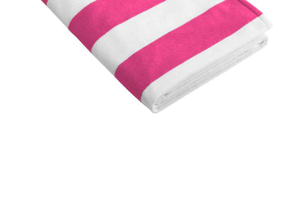 Port Authority Cabana Stripe Beach Towel PT43 Tropical Pink OSFA