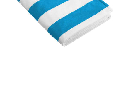 Port Authority Cabana Stripe Beach Towel PT43 Turquoise OSFA