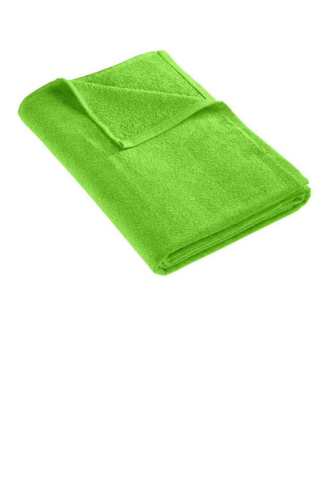Port Authority Value Beach Towel PT44 Bright Lime OSFA