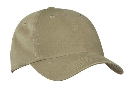 Port Authority GarmentWashed Cap PWU Khaki OSFA