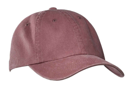 Port Authority GarmentWashed Cap PWU Maroon OSFA