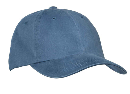Port Authority GarmentWashed Cap PWU Steel Blue OSFA