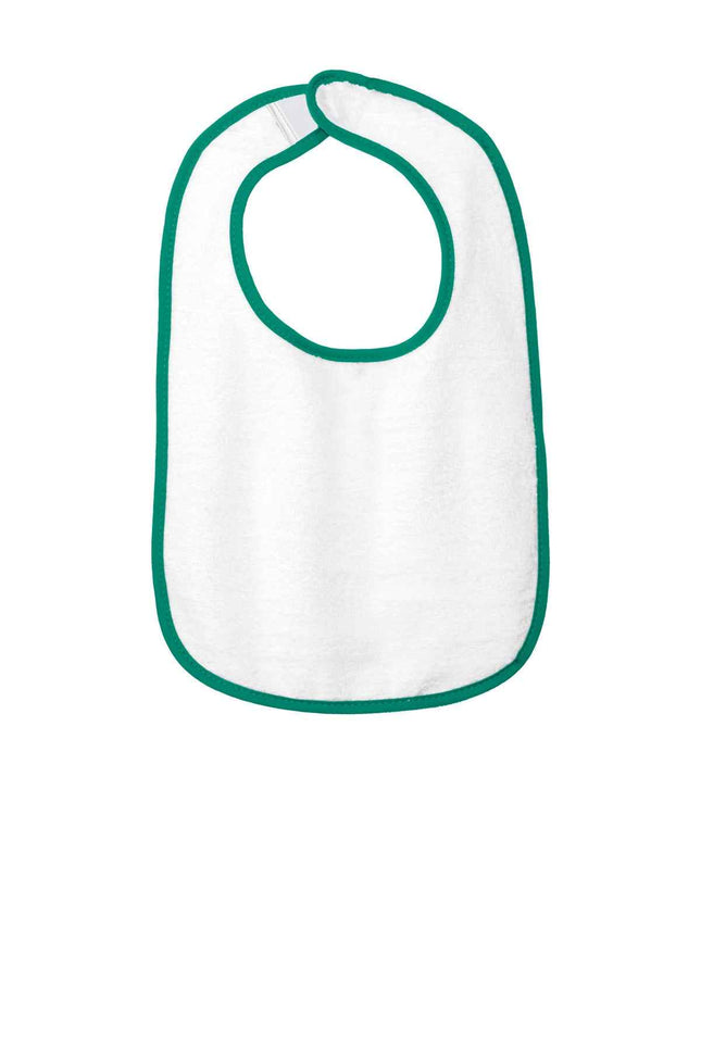 Rabbit Skins Infant Contrast Trim Terry Bib RS1003