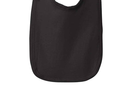 Rabbit Skins Infant Premium Jersey Bib RS1005 Black OSFA